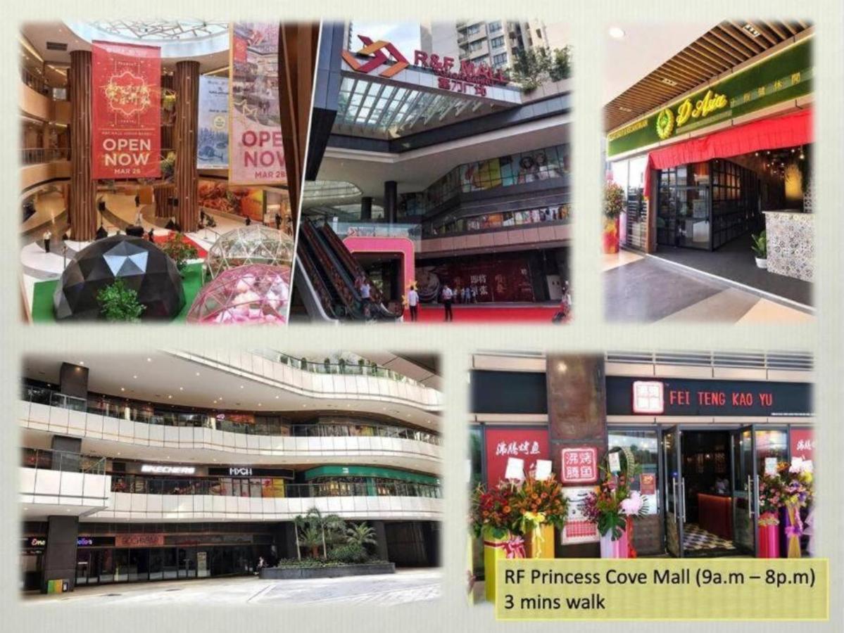 Seaview Condo Near Rf Mall, Food Court & Free Netflix Джохор Бахру Екстериор снимка
