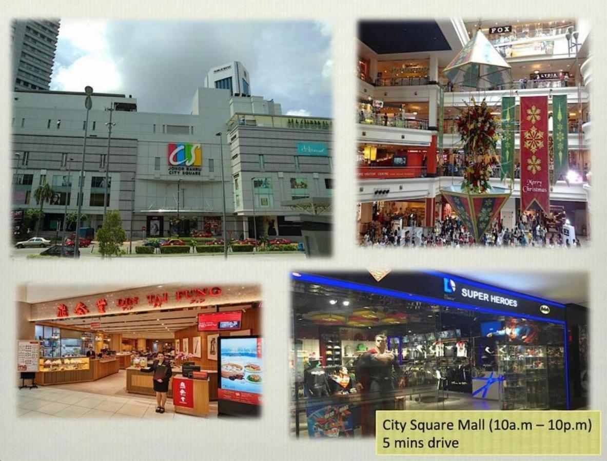 Seaview Condo Near Rf Mall, Food Court & Free Netflix Джохор Бахру Екстериор снимка